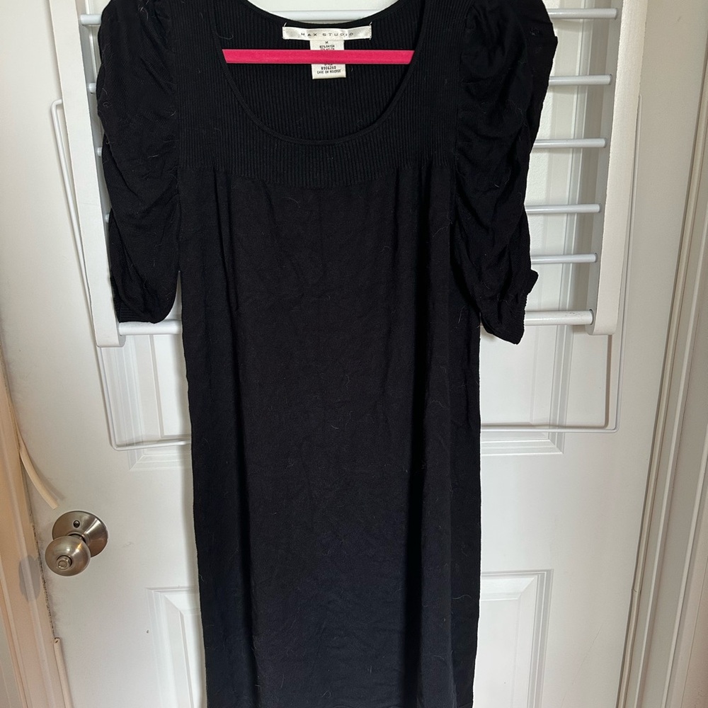 Black Short Sleeve Dress